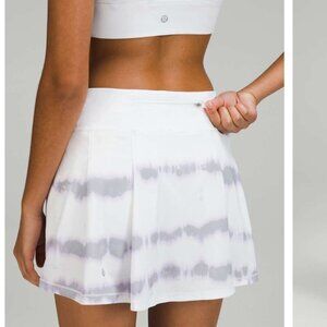 Lululemon Pace Rival Mid-Rise Skirt *Long Transverse Lilac Multi Size 4